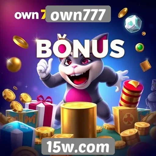 Exploração dos bônus disponíveis no own777